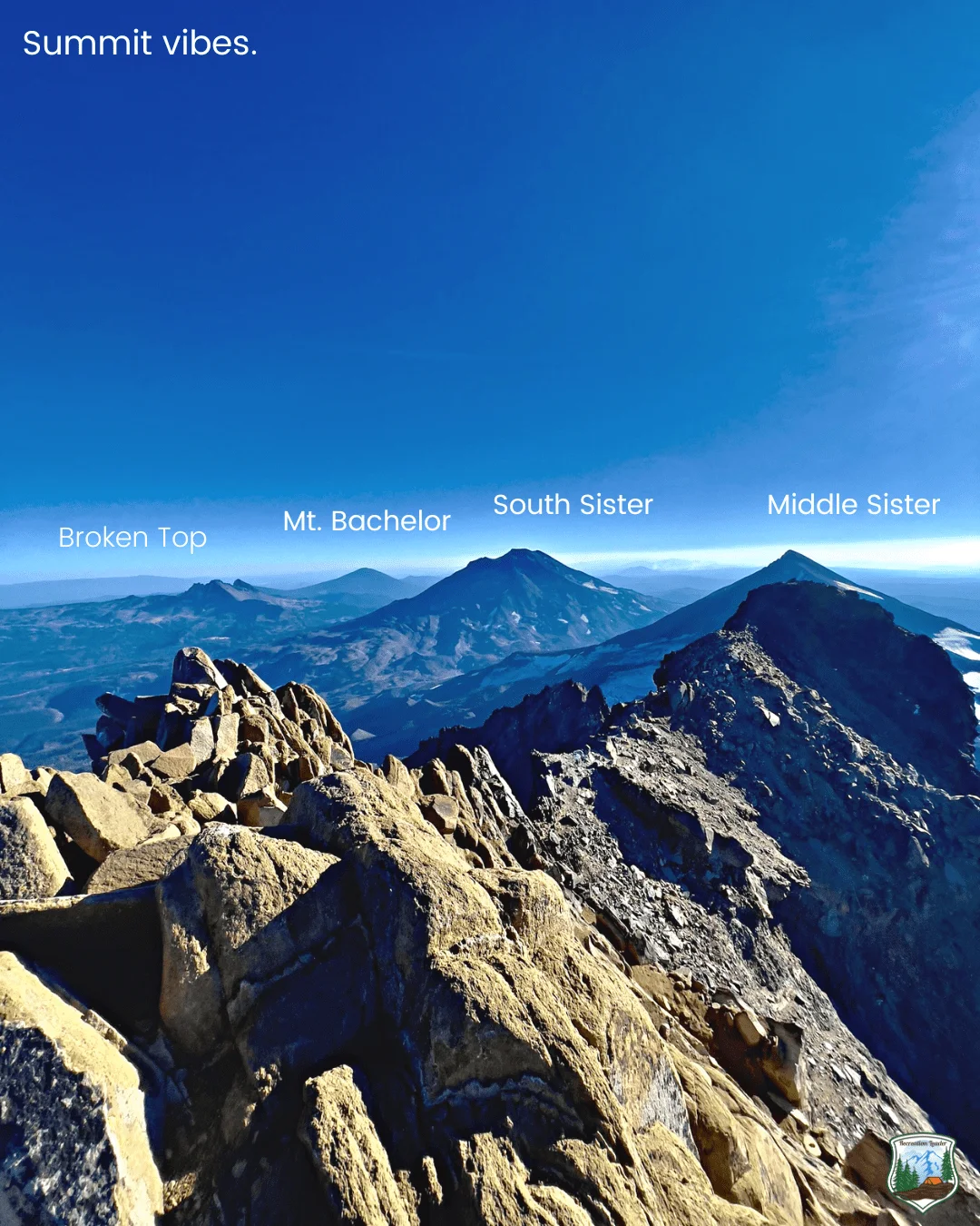 Published photograph from How to Summit North Sister Volcano, Three Sisters Wilderness.
