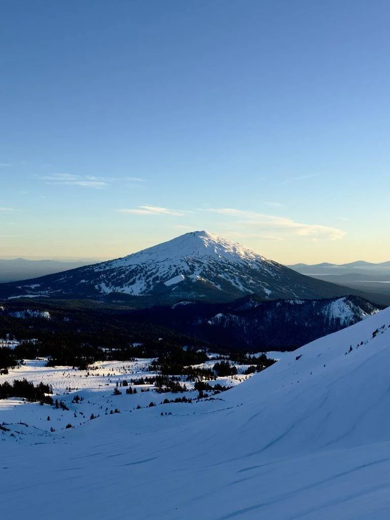 Published photograph from How to Backcountry Ski on Broken Top Volcano.