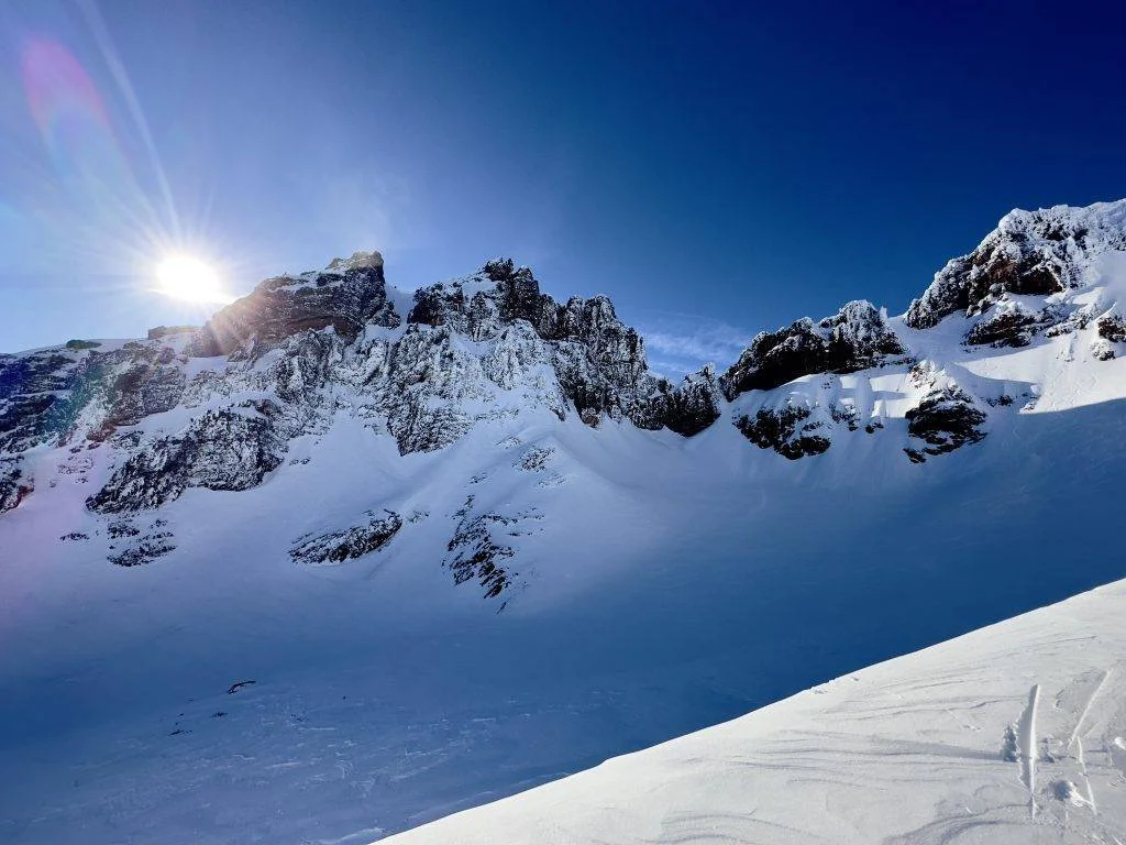 Published photograph from How to Backcountry Ski on Broken Top Volcano.