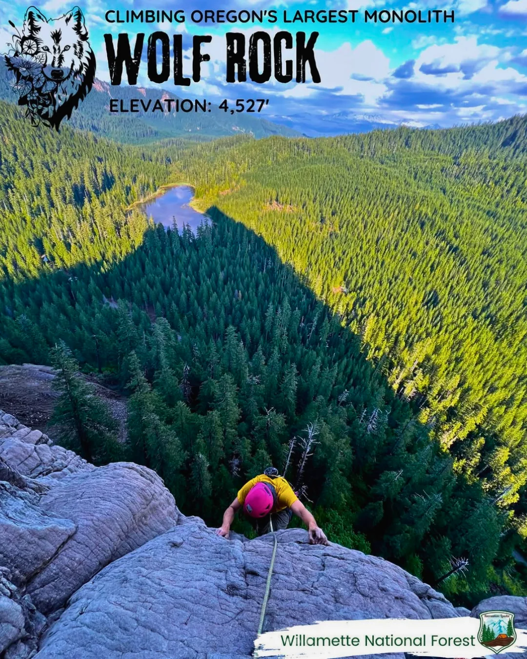 Published photograph from How to Climb Oregon’s Largest Monolith: Wolf Rock 🧗‍♂️.