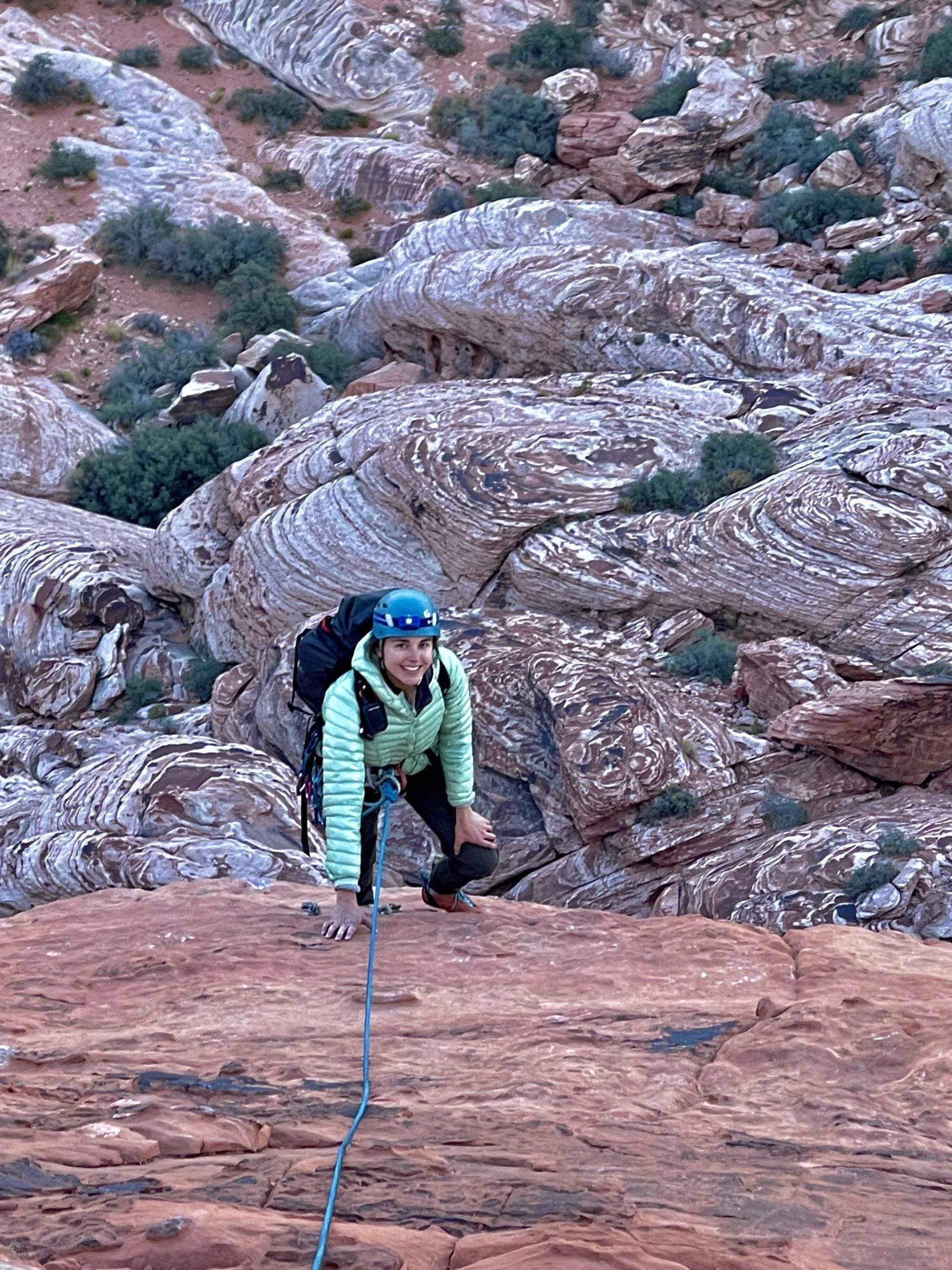 Published photograph from Climbing in Red Rock Canyon National Conservation Area, Nevada.