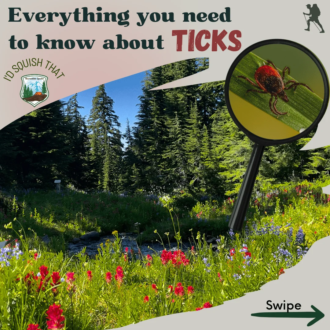 Published photograph from Everything You Need to Know About TICKS of the Pacific Northwest.