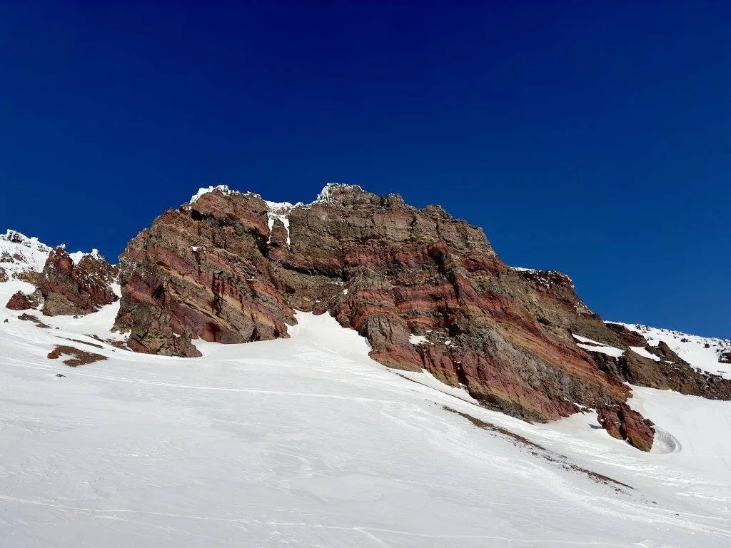 Published photograph from How to Backcountry Ski on Broken Top Volcano.