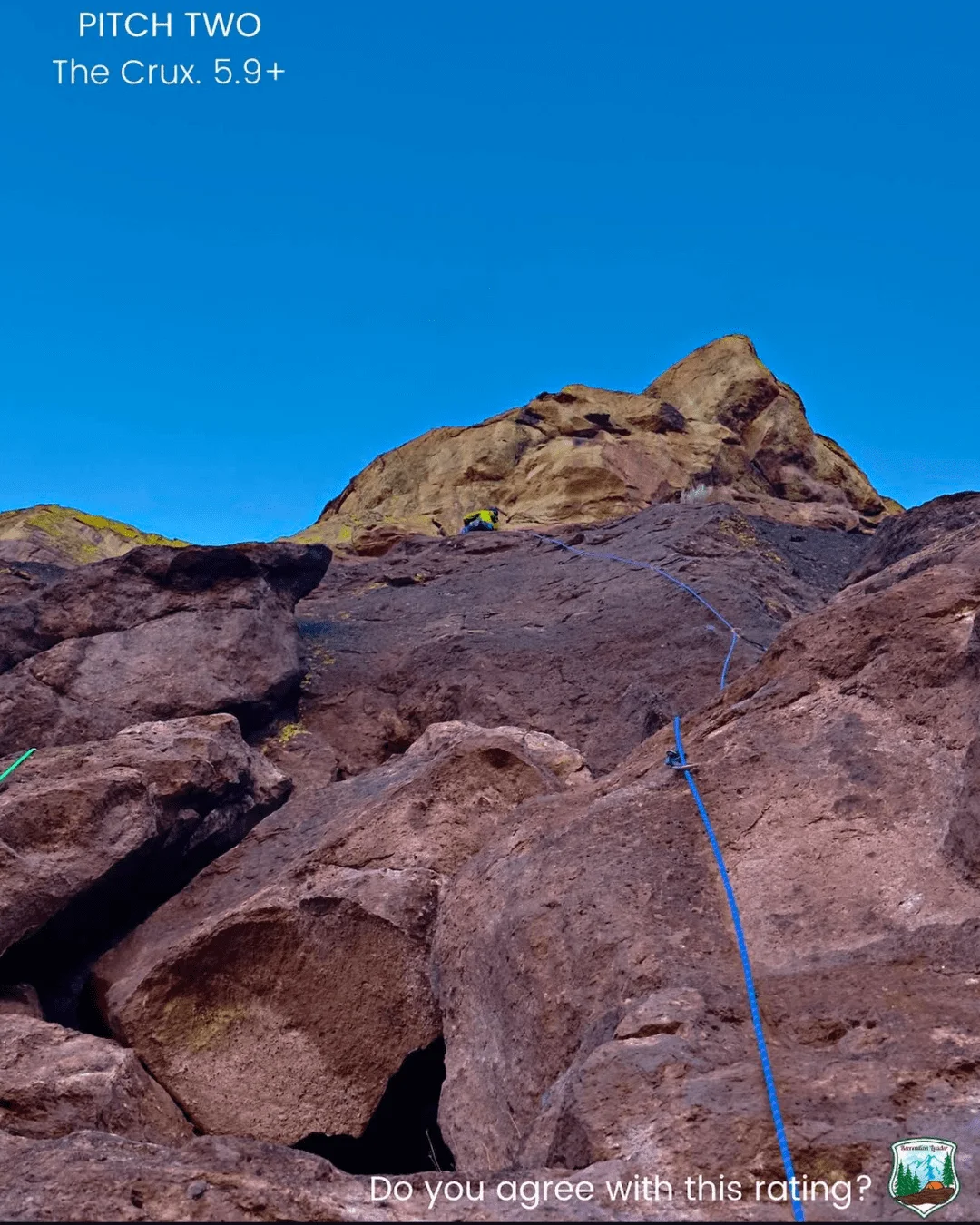 Published photograph from How to Climb Dirty Pinkos: A 5.9+ Multipitch at Smith Rock State Park ๐งโโ๏ธ.