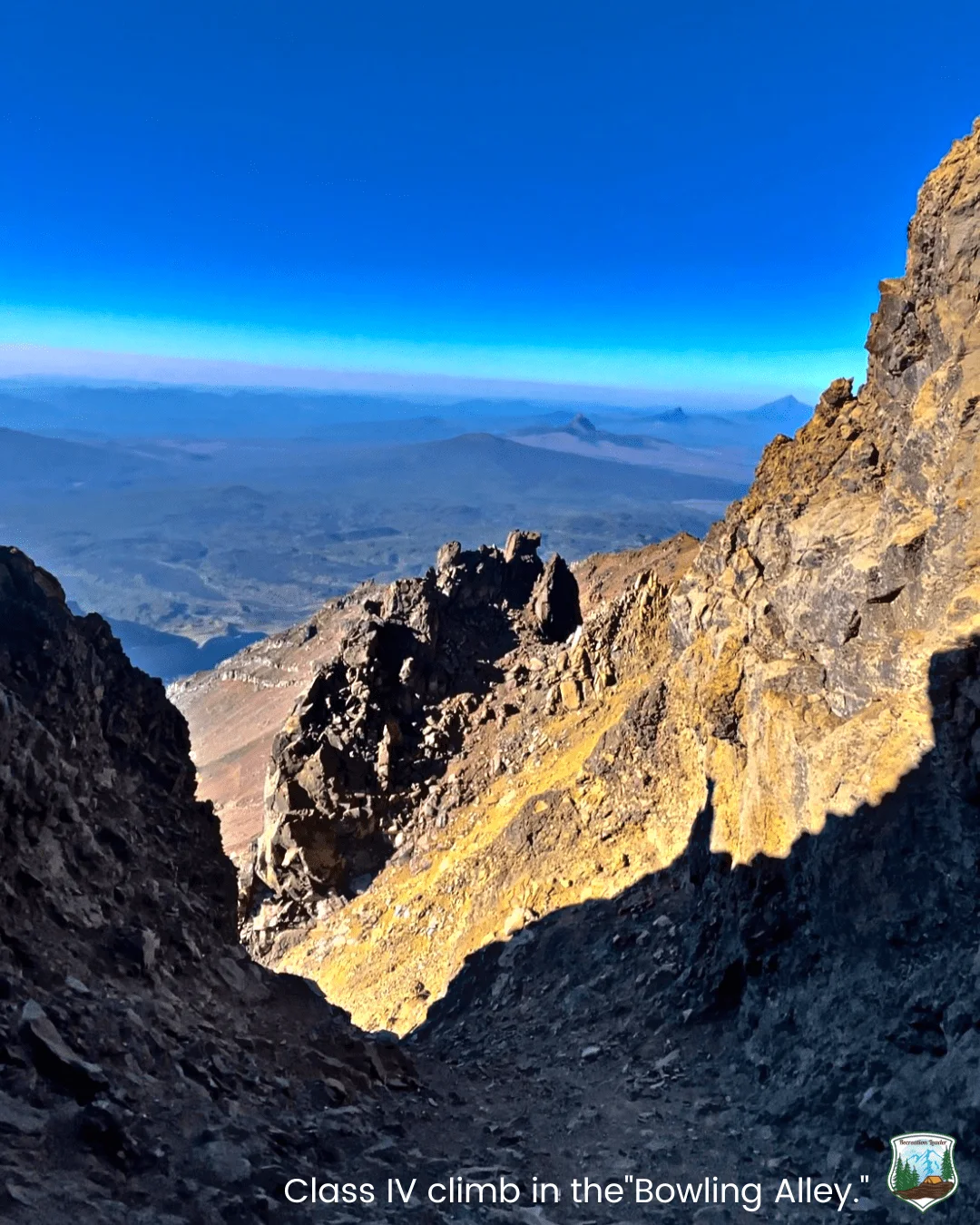 Published photograph from How to Summit North Sister Volcano, Three Sisters Wilderness.