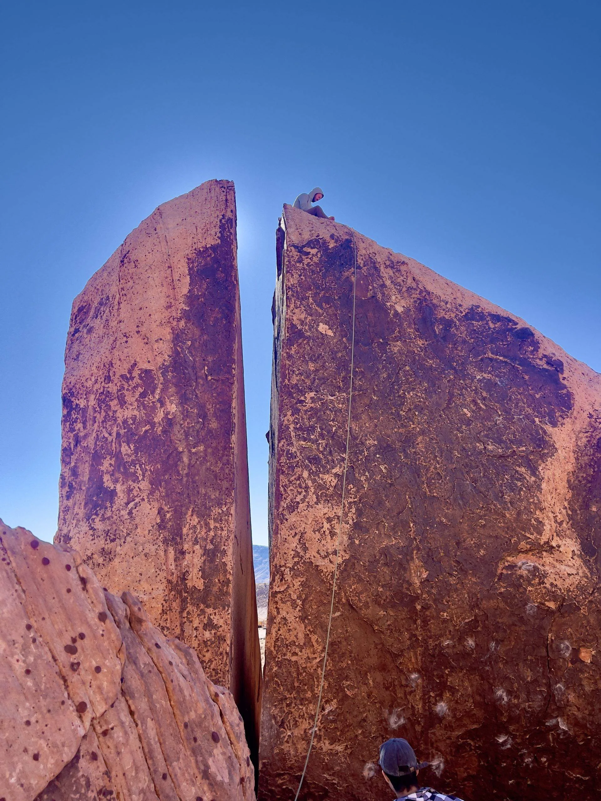 Published photograph from Climbing in Red Rock Canyon National Conservation Area, Nevada.