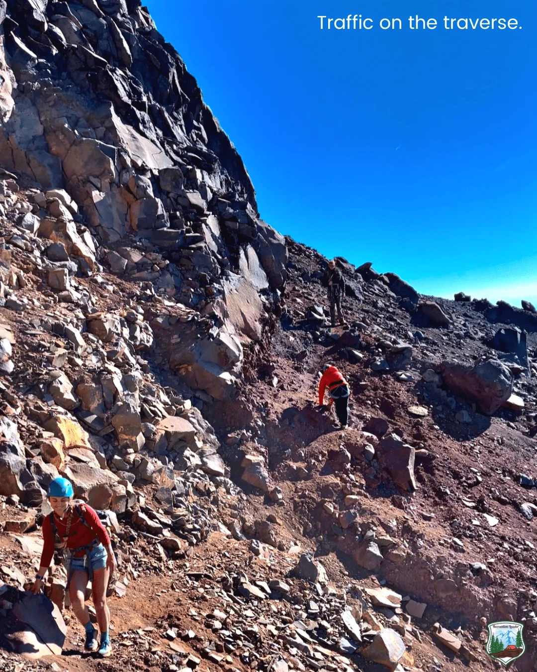 Published photograph from How to Summit North Sister Volcano, Three Sisters Wilderness.