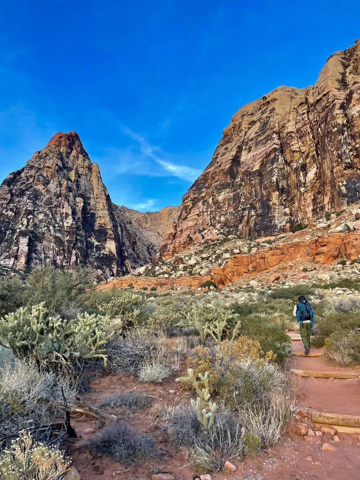 Published photograph from Climbing in Red Rock Canyon National Conservation Area, Nevada.