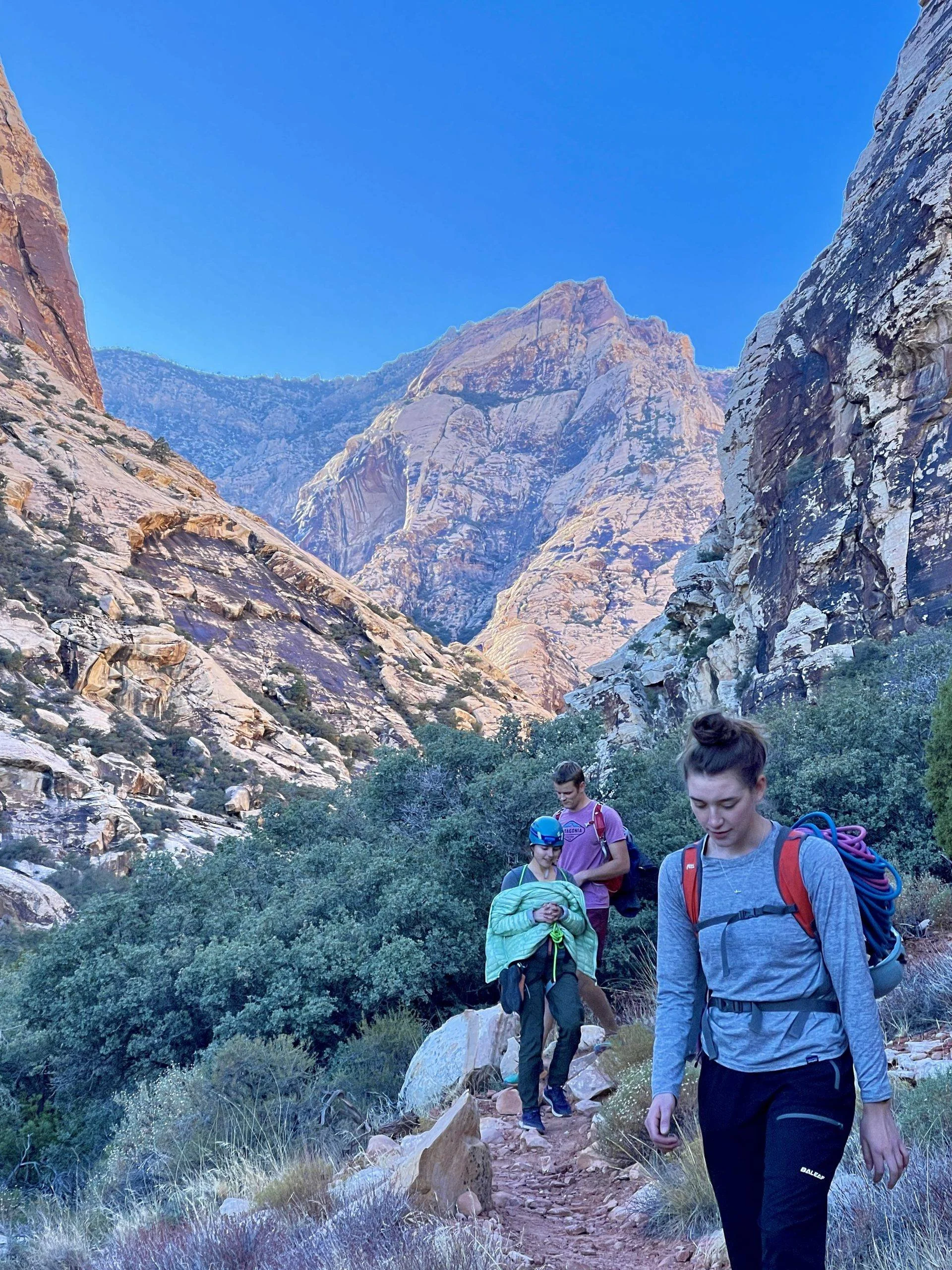 Published photograph from Climbing in Red Rock Canyon National Conservation Area, Nevada.