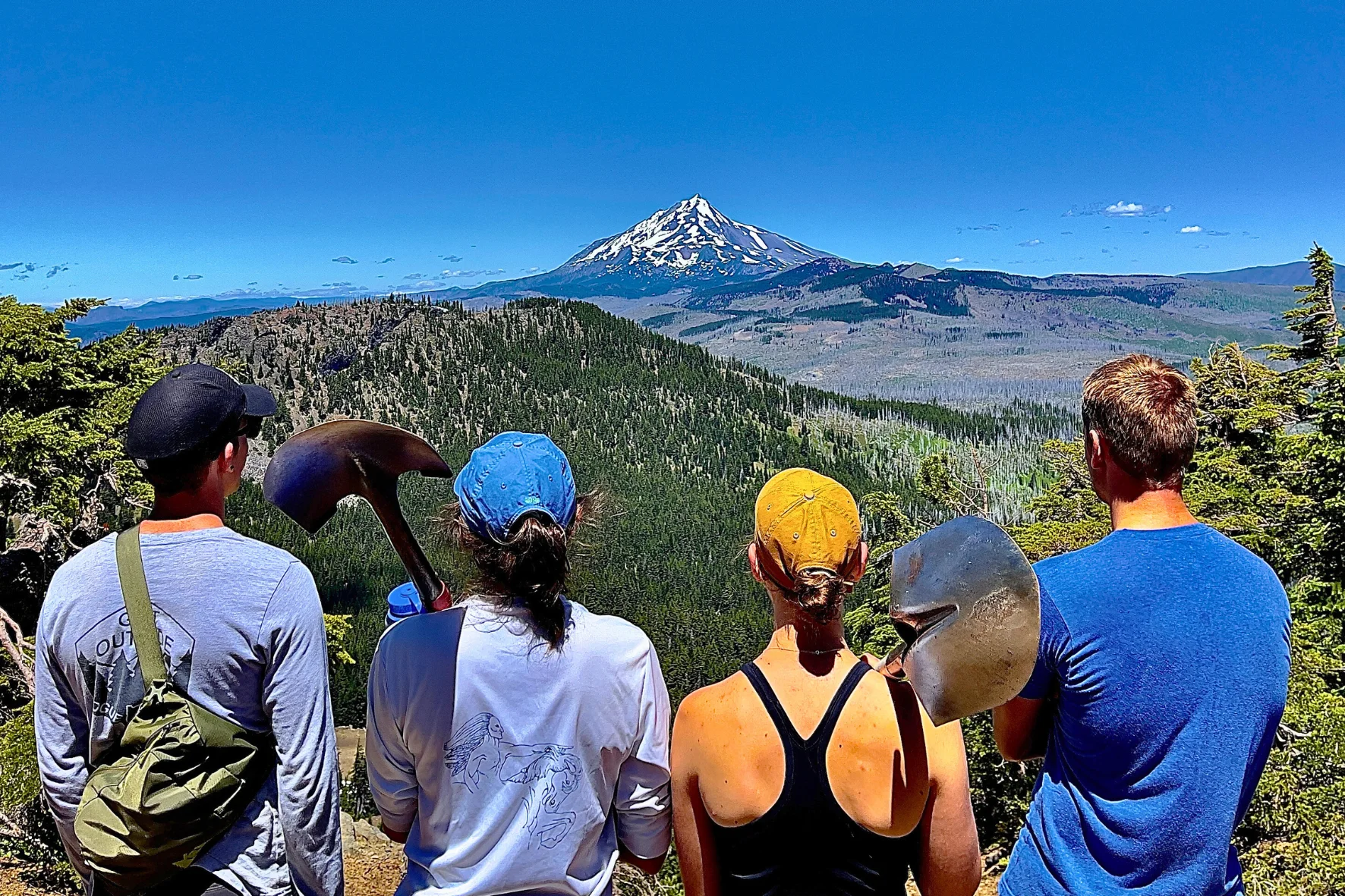 Published photograph from How to Summit Broken Top Volcano, Three Sisters Wilderness.