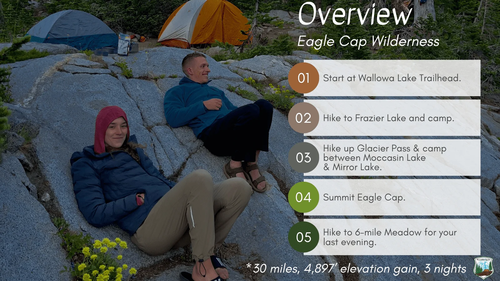 Published photograph from 🏕️ How to Backpack in the Eagle Cap Wilderness.