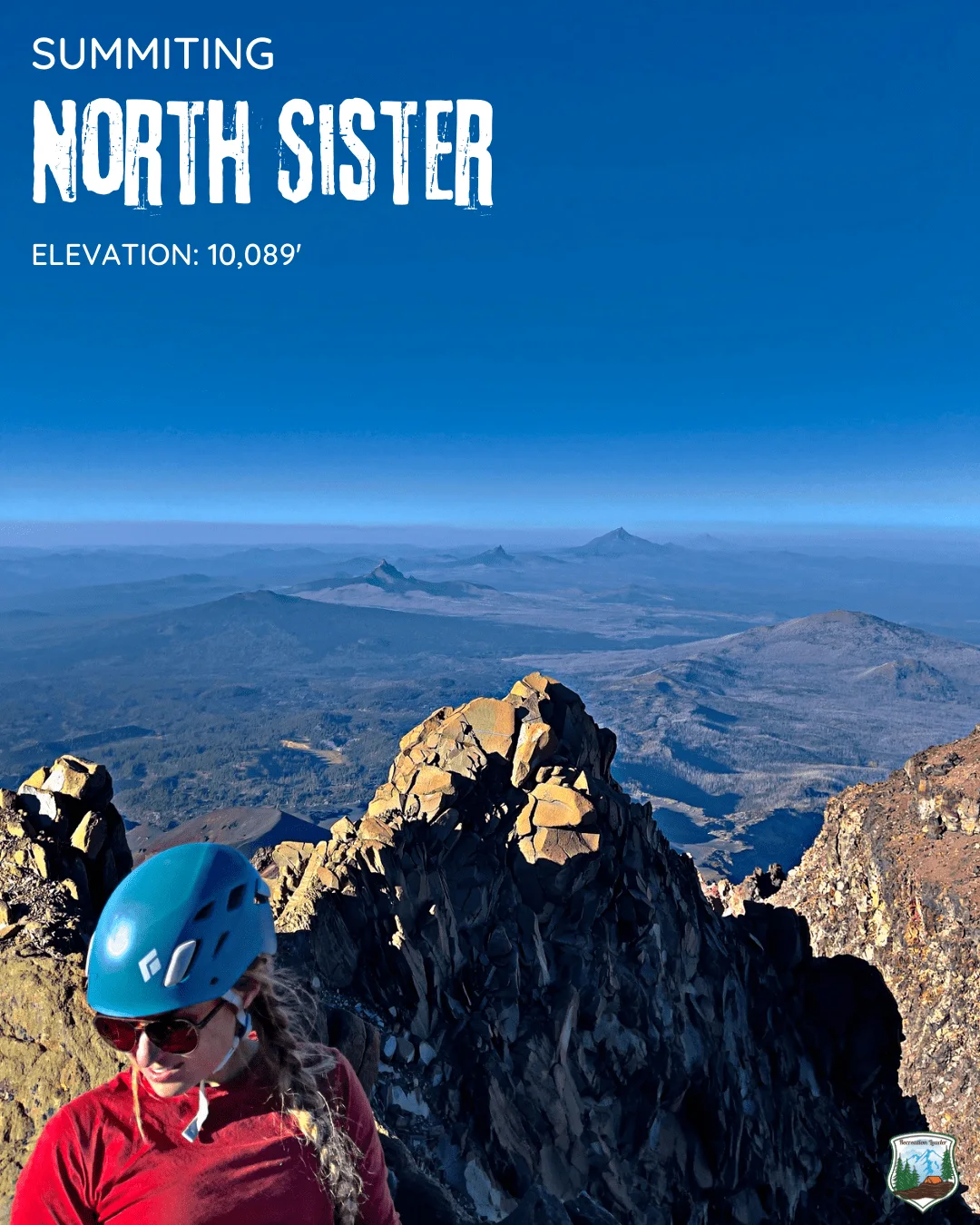 Published photograph from How to Summit North Sister Volcano, Three Sisters Wilderness.