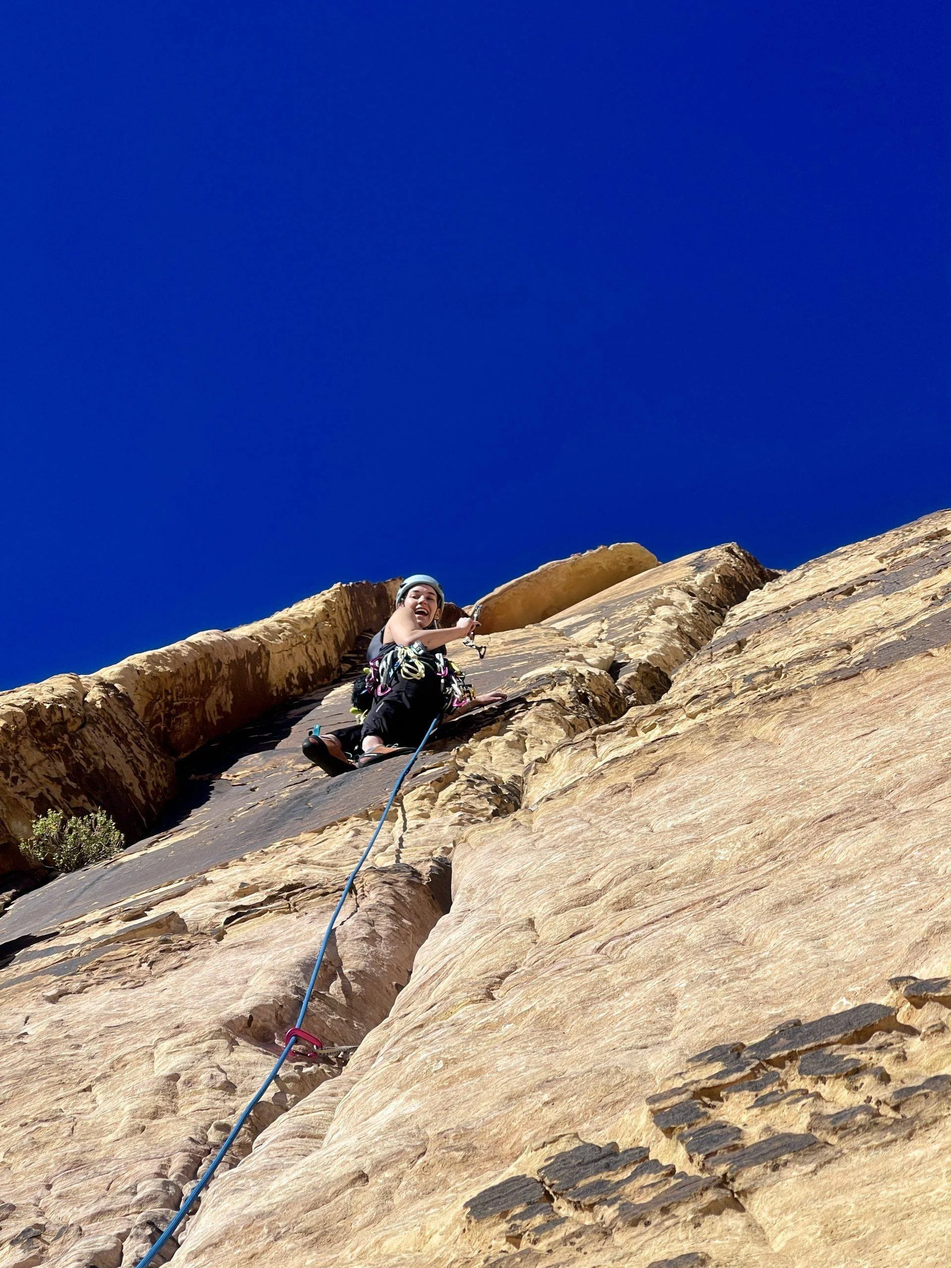 Published photograph from Climbing in Red Rock Canyon National Conservation Area, Nevada.
