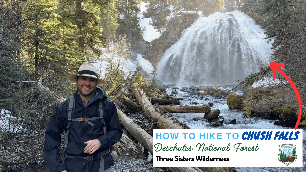Published photograph from How to Hike to Chush Falls in the Deschutes National Forest.