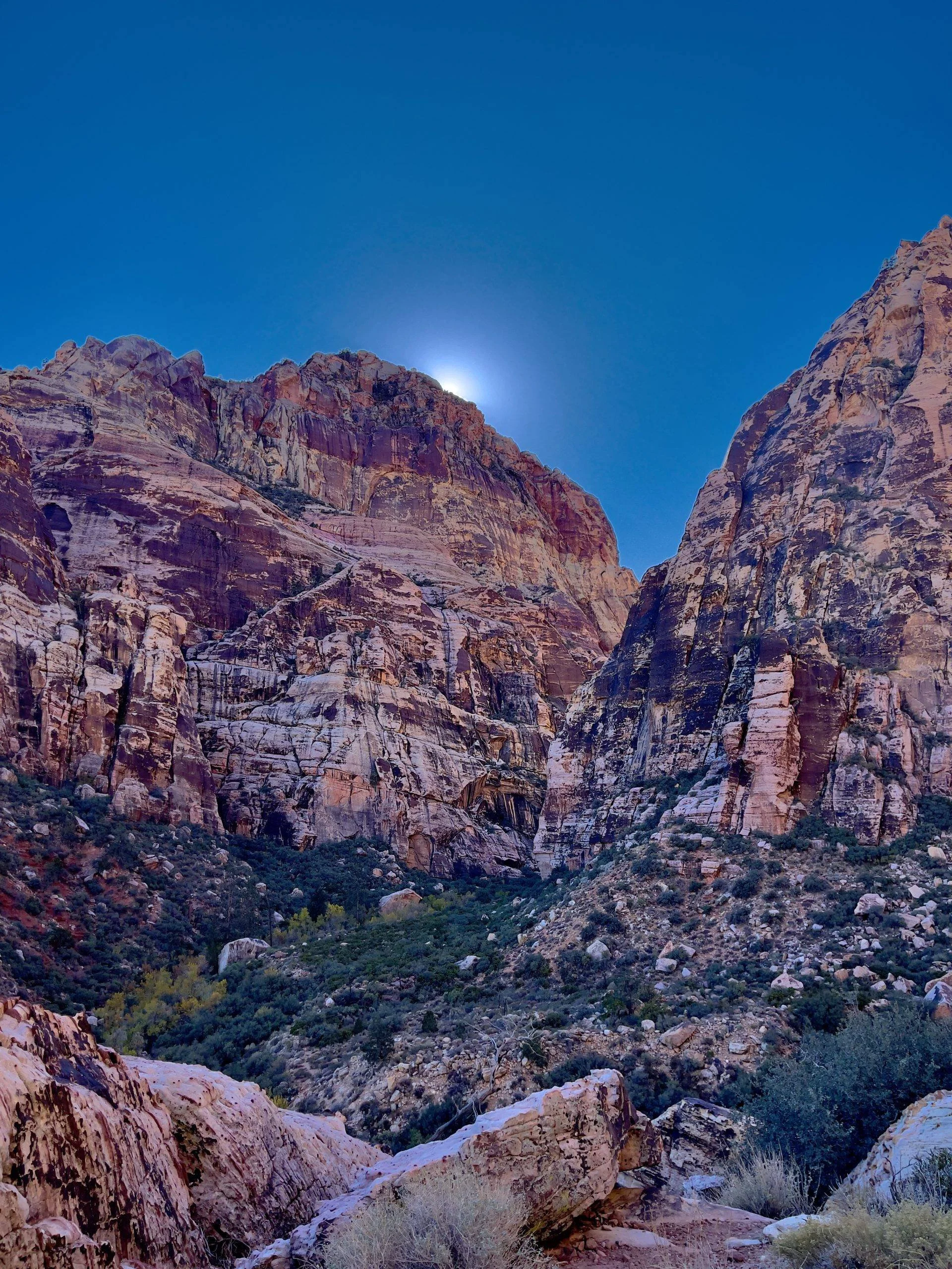 Published photograph from Climbing in Red Rock Canyon National Conservation Area, Nevada.