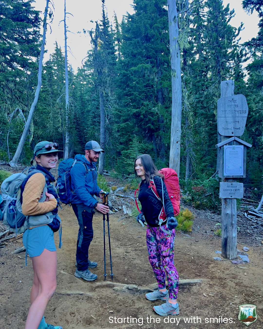 Published photograph from How to Summit North Sister Volcano, Three Sisters Wilderness.
