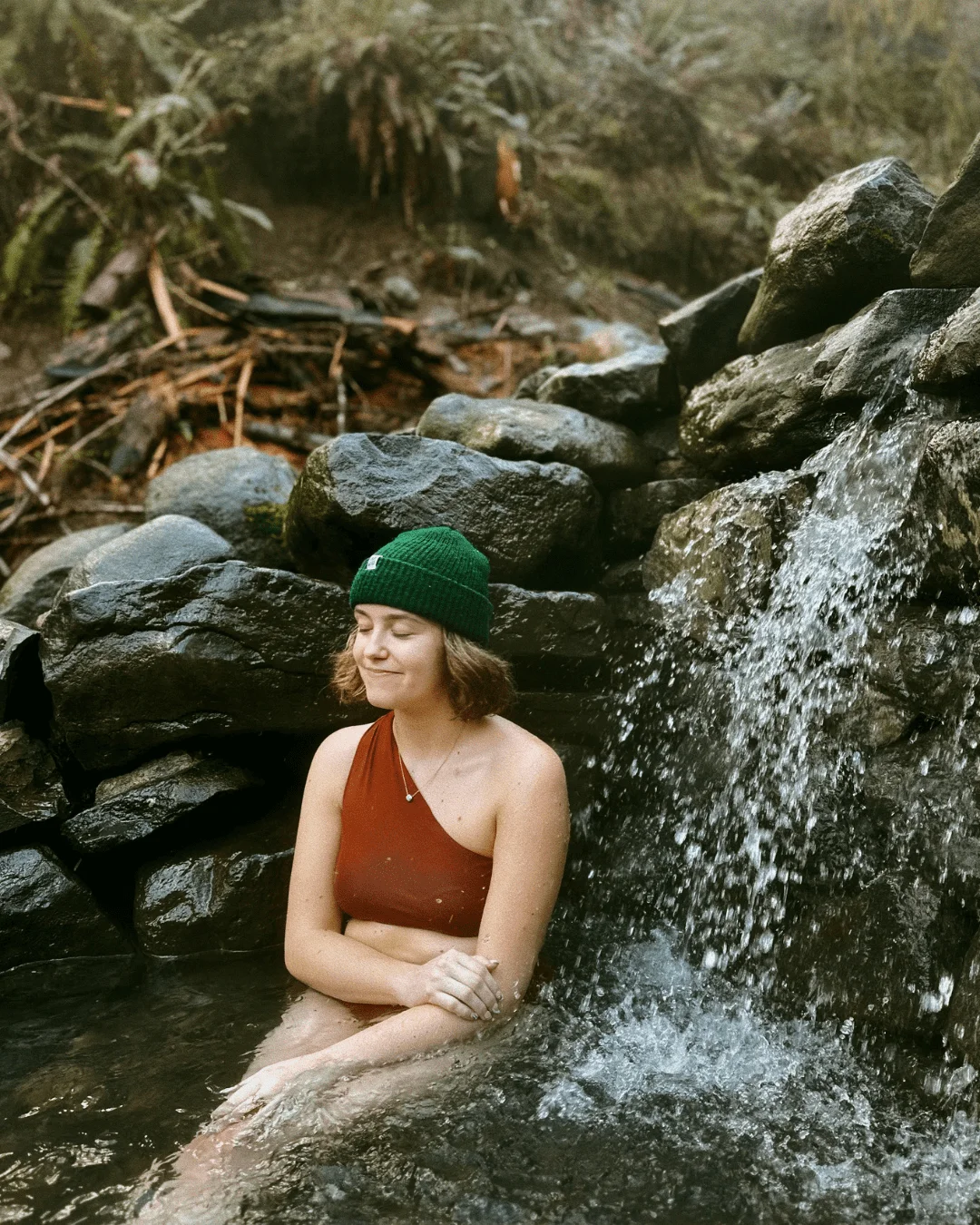 Published photograph from How to Soak in Cougar Hot Springs, Willamette National Forest.