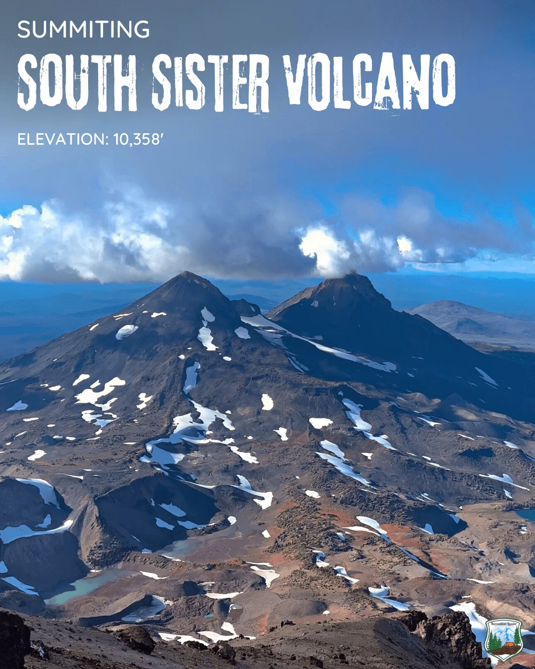 Published photograph from How to Hike the Secret Way to South Sister’s Summit.