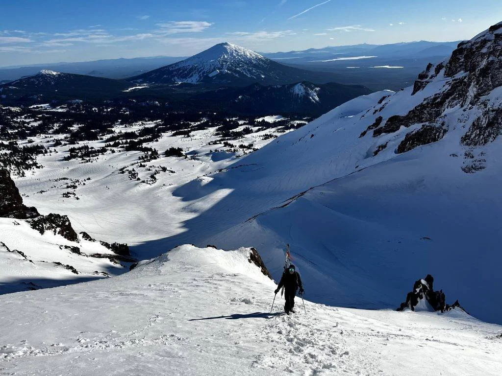 Published photograph from How to Backcountry Ski on Broken Top Volcano.