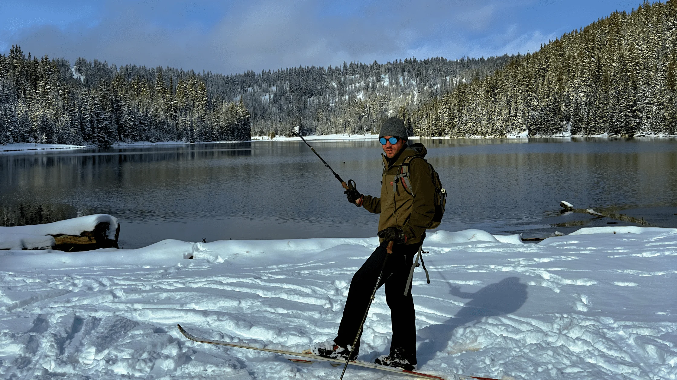 Published photograph from The Complete Guide to Exploring Dutchman Flat Sno-Park.