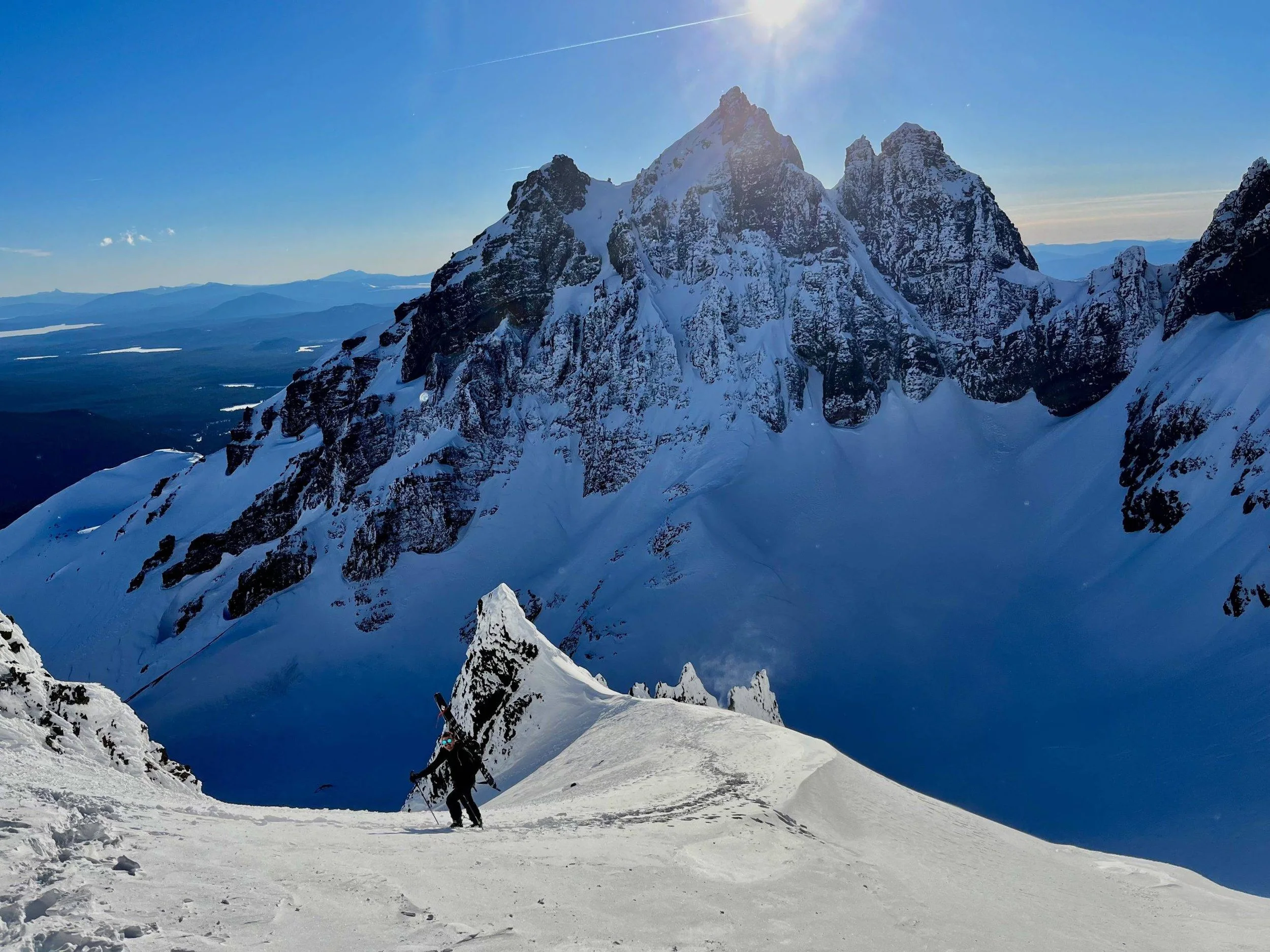 Published photograph from How to Backcountry Ski on Broken Top Volcano.