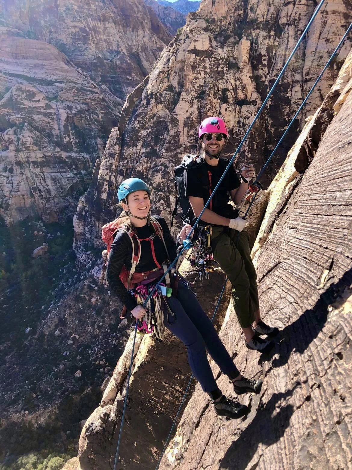 Published photograph from Climbing in Red Rock Canyon National Conservation Area, Nevada.